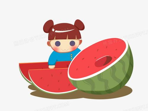 娱乐吃瓜背景图图片可爱,可爱吃瓜图鉴